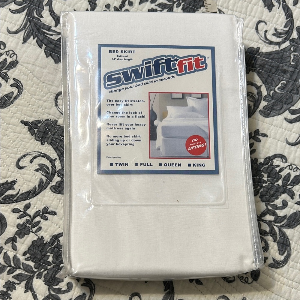 White Bed Skirt